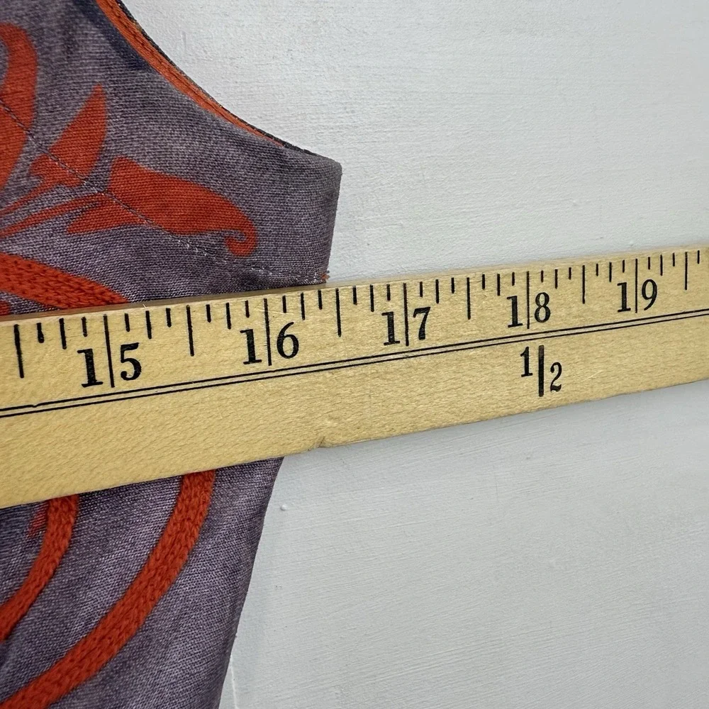 Pankaj & Nidhi Mini‎ Dress Women 0P Embroidered Boho Geometric Anthropologie